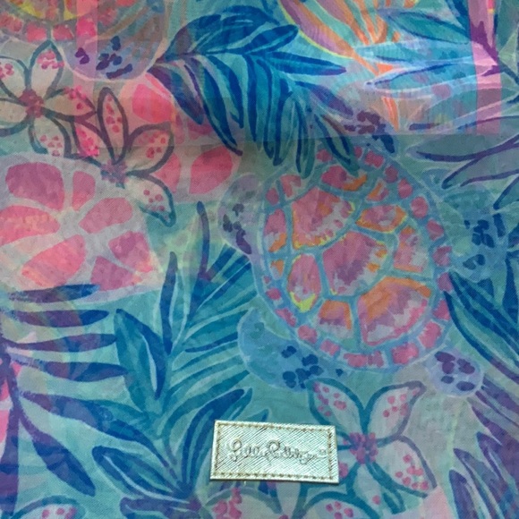 🌺Last One!🌺 NWT Lilly Pulitzer Oversized Mesh Beach/Shopper Tote - Picture 6 of 13